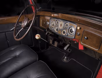 Interior 1934 Packard Super Eight Rumble Seat Coupe (1004-758)