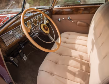 Interior 1939 Packard Twelve Touring Cabriolet by Brunn (1708-4086)