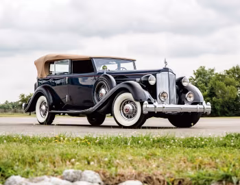 1935 Packard Twelve Convertible Sedan by Rollston (1208)