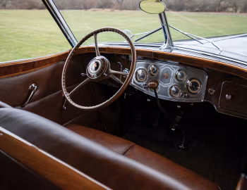 Interior 1934 Packard Twelve Convertible Sedan by Dietrich (1108-4070)