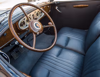 Painel frontal 1936 Packard Twelve Sport Phaeton (1407-921)