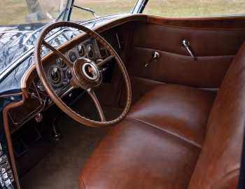 Interior 1934 Packard Twelve Convertible Sedan by Dietrich (1108-4070)