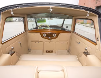 Interior 1938 Packard Twelve All-Weather Cabriolet by Rollston (1608-494)
