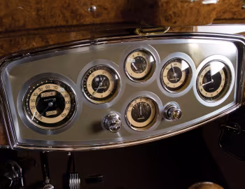 Painel 1933 Packard Twelve Coupe Roadster (1005-639)