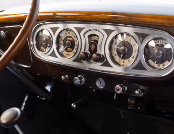 Tableau de bord 1936 Packard Twelve 5-passenger Coupe (1407-937)