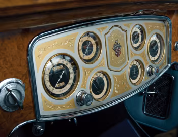 Painel 1934 Packard Twelve 5-passenger Coupe (1107-737)