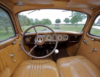 Painel frontal 1936 Packard Twelve Club Sedan (1407-936)