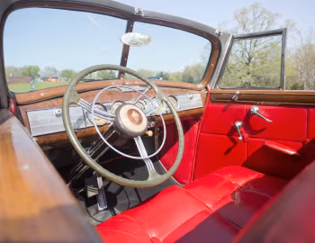 Передня панель 1939 Packard Twelve Convertible Sedan (1708-1253)