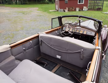 Interior 1939 Packard Twelve Convertible Sedan (1708-1253)