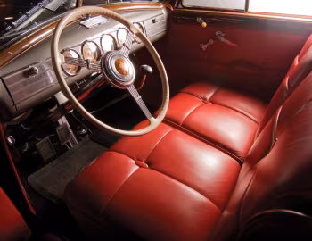 Interior 1938 Packard Twelve Convertible Sedan (1608-1153)