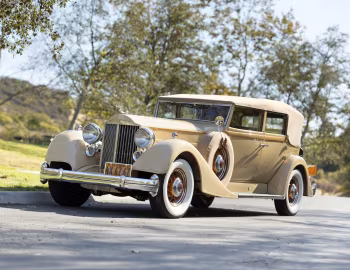 1934 Packard Twelve Convertible Sedan (1107-743)