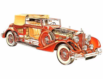 1934 Packard Twelve Convertible Victoria (1107-747) '08.1933–34