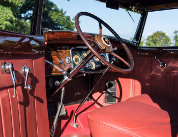 Interior 1933 Packard Twelve Convertible Victoria by Dietrich (1005-3050)