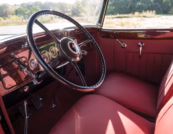 Interior 1933 Packard Twelve Convertible Victoria by Dietrich (1005-3050)
