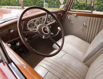 Interior 1936 Packard Twelve Convertible Victoria by Dietrich (1407-927)