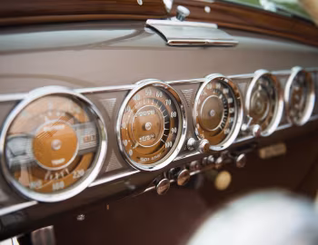 Painel 1938 Packard Twelve Coupe Roadster (1607-1139) '09.1937–38