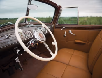Interior 1938 Packard Twelve Coupe Roadster (1607-1139) '09.1937–38