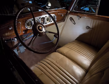 Interior 1936 Packard Twelve Coupe Roadster (1407-939)