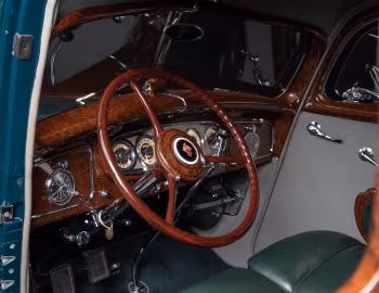 Interior 1934 Packard Twelve Sport Coupe by LeBaron (1106-783)
