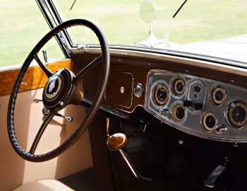 Interior 1934 Packard Twelve Sport Sedan by Derham (1108-3410)