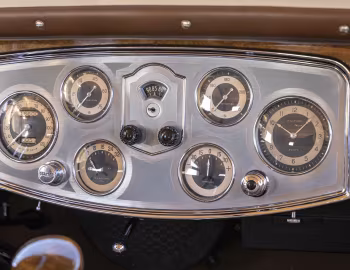 Tableau de bord 1934 Packard Twelve Sport Sedan by Derham (1108-3410)