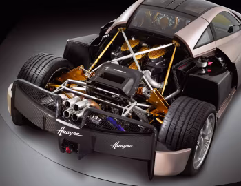 Bajo el capó Pagani Huayra Prototype '2010–11