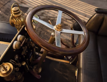 Интерьер Panhard & Levassor 16 cv entrée arrière tonneau '1900