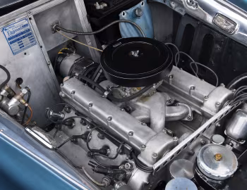 Sob o capô Pegaso Z-102 Berlinetta [RHD] (#0167) '1955