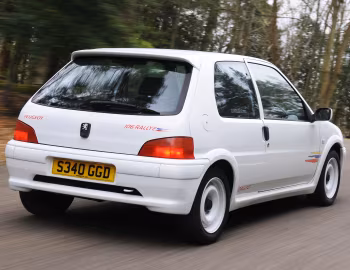 Peugeot 106 Rallye [UK-spec] '1997–98