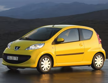 Peugeot 107 3-door "Jaune Citrus" '2005–08