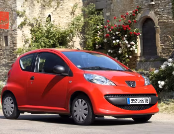 Peugeot 107 3-door "Rouge Scarlet" '2005–08