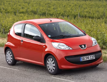 Peugeot 107 3-door "Rouge Scarlet" '2005–08
