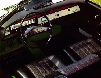 Interior Peugeot 204 Cabriolet '1966–70