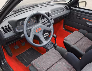 Interior Peugeot 205 CTI [Worldwide] '1988–90