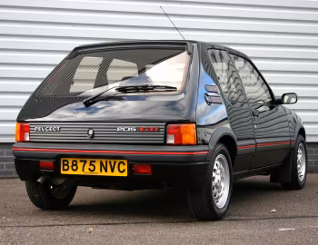 Peugeot 205 1.6 GTI [UK-spec] '04.1984–90