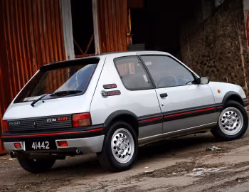 Peugeot 205 1.6 GTI [UK-spec] '1991–02.1994