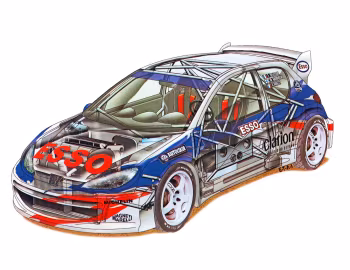 Peugeot 206 WRC '04.1999–04.2001