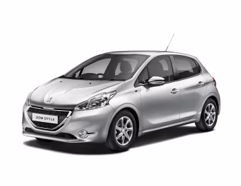 Peugeot 208 "Style" 5-door [UK-spec] (A9) '05.2014–05.2015