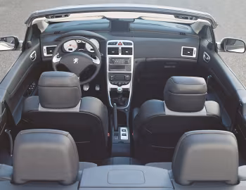 Interior Peugeot 307 CC [Worldwide] '2003–05