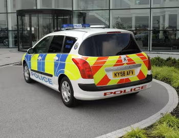 Peugeot 308 SW Police [UK-spec] '2008–11