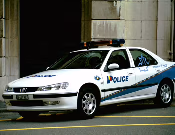 Peugeot 406 Sedan Police [Switzerland] '1999–2004