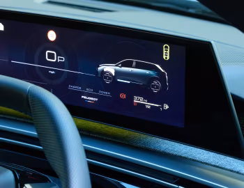Dashboard Peugeot 5008 GT Hybrid [UK-spec] '2024–pr.