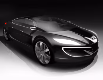 Esboço (sketch) Peugeot 908 RC Concept '10.2006