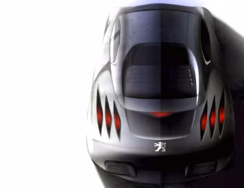 Esboço (sketch) Peugeot 908 RC Concept '10.2006