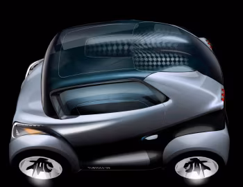 Esboço (sketch) Peugeot BB1 Concept '09.2009