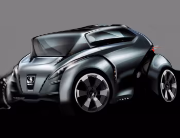 Esboço (sketch) Peugeot BB1 Concept '09.2009
