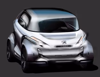 Esboço (sketch) Peugeot BB1 Concept '09.2009