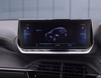 Interior Peugeot e-208 GT [UK-spec] '2019–23