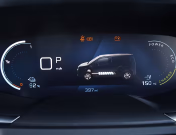 Dashboard Peugeot e-Partner [UK-spec] '2021–24