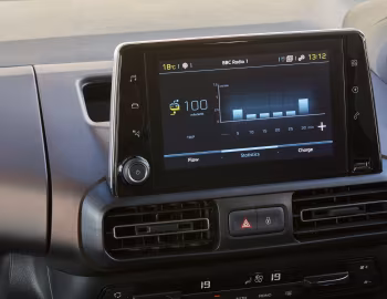 Interior Peugeot e-Rifter GT [UK-spec] '2022–23